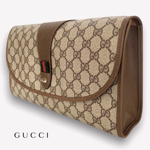 Gucci Handbags - Gucci Ophidia Supreme GG Monogram Clutch